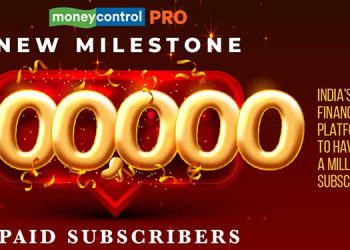 Moneycontrol Pro gains 500,000 paying subscribers in 36 months