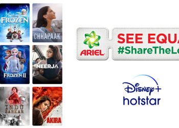 Ariel India and Disney+ Hotstar Curate a List of Films and Shows that #SeeEqual