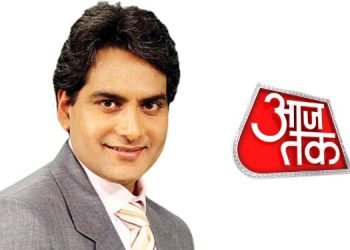 Sudhir Chaudhary’s show on Aajtak becomes No.1 at 9 pm