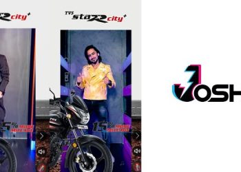Josh collaborates with TVS to promote the StaR City + Motorcycle