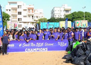 Yamaha Motor India celebrates Madras Day with ‘Save the Blue Ocean’ ride