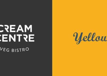 Cream Centre hands Yellow creative duties