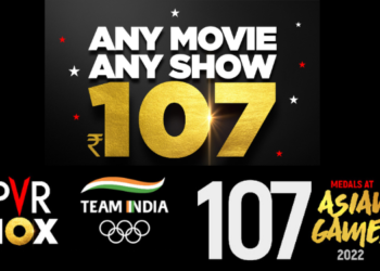 PVR INOX to celebrate Team India's 107 Medals at Asian Games with movie tickets at ₹ 107 on 3rd November