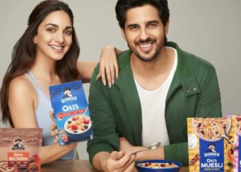 Quaker oats onboards Kiara Advani and Sidharth Malhotra as brand ambassadors
