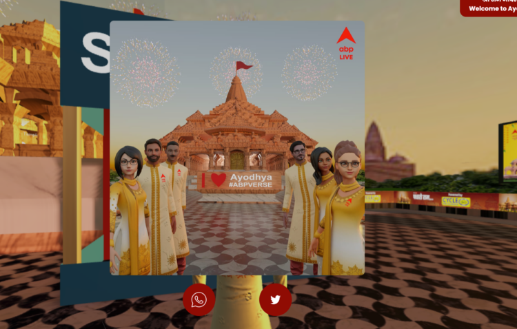 Ram Mandir in the Metaverse! ABP Network Initiative Offers a Divine Digital Experience