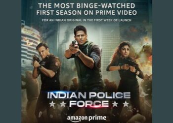 Indian Police Force becomes the Most Binge-Watched First Season of an Indian Original on Prime Video in the first week of launch