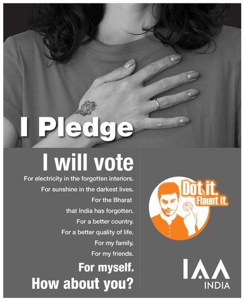 IAA India chapter creates a campaign, ‘I Pledge To Vote’ to fight possible voter apathy
