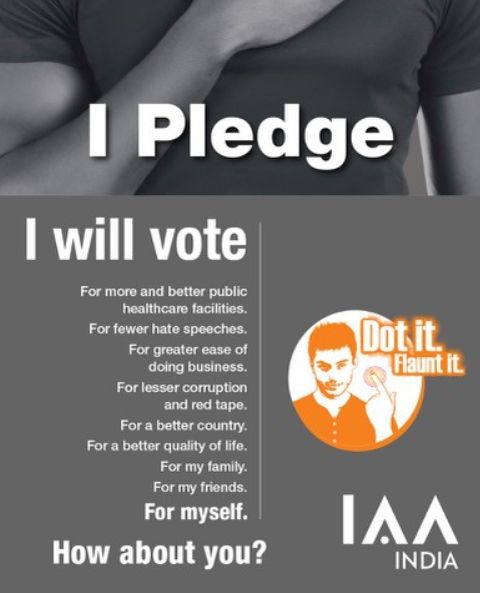 IAA India chapter creates a campaign, ‘I Pledge To Vote’ to fight possible voter apathy