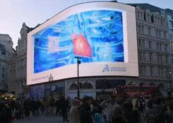 Dassault Systèmes’ DOOH campaign invites three million Londoners to experience virtual worlds’ impact on real-life