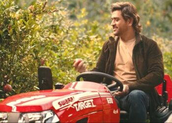 Swaraj’s ad featuring MS Dhoni looks to capture the ease and efficiency of using the Target 630 in farming activities