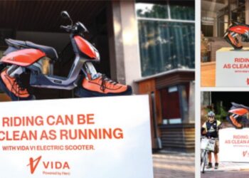 Vida by Hero MotoCorp partnered with Procam International for the TCS World 10K to create installations