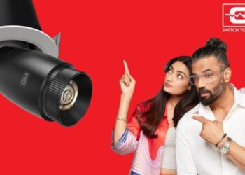 In GM Modular’s ad film father-daughter duo Suniel Shetty and Athiya Shetty set the mood right with premium LED lights
